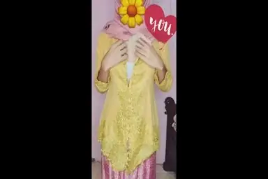 Live Ukhti Kebaya Hijab Pink Menggoda Viral